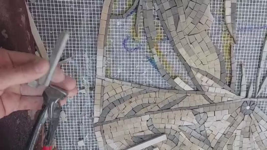 Custom Mosaic Art Work Making Process