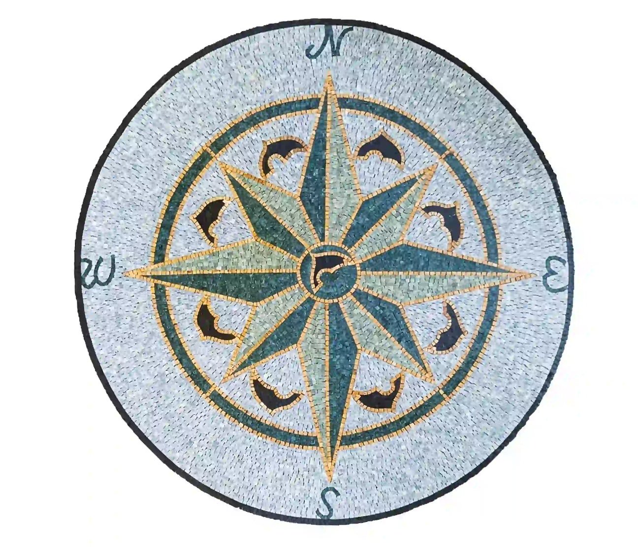 Nautical & Compass Marble Mosaics