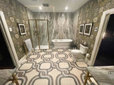 Personalize Marble Mosaic Artwork for your bathroom