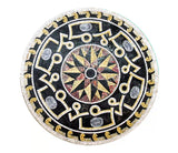 Personalized Marble Medallion Tiles