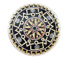 Personalized Marble Medallion Tiles