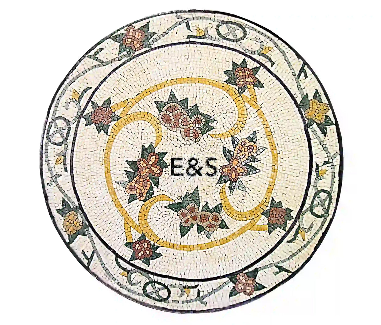 Personalizable Marble Mosaic Medallion Tiles Thousands Of Designs 