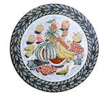 Customize Your Space with Personalizable Fruits Marble Mosaic Kitchen Backsplash Medallions | Bespoke Artistry